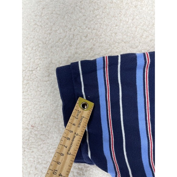 Polo by Ralph Lauren 1/4 Button Down Men's Multicolor Striped Shirt Size 2XL - Picture 3 of 12